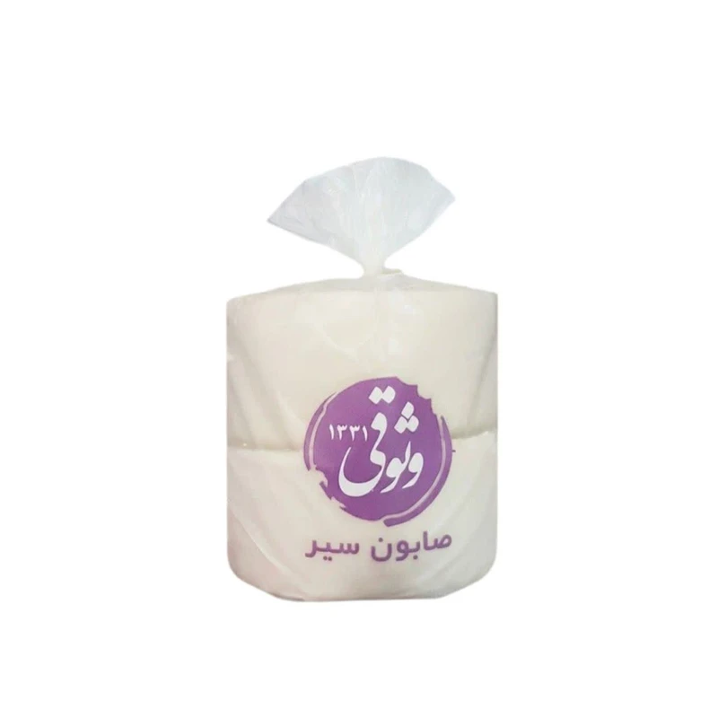 صابون وثوقی مدل سیر وزن 250 گرم بسته 2 عددی