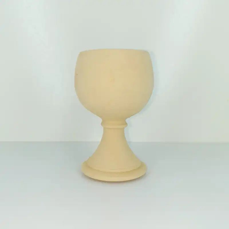 لیوان سفالی خام مدل کروی کد Li102