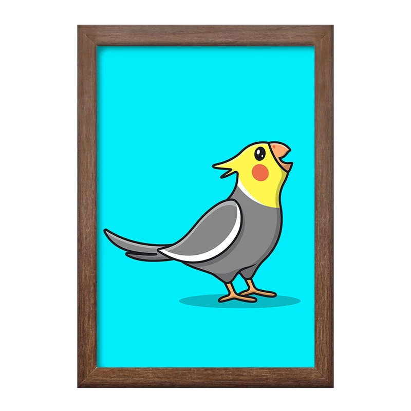 تابلو خندالو طرح حیوانات بامزه عروس هلندی کد 29639