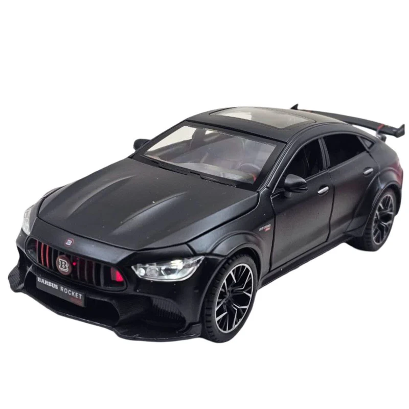 ماکت ماشین ناب سل مدل مرسدس بنز باراباس فلزی چراغدار موزیکال عقب کش