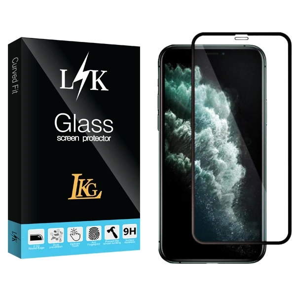 محافظ صفحه نمایش سرامیکی مات ال کا جی مدل LK Glass مناسب برای گوشی موبایل اپل Iphone 11 pro max