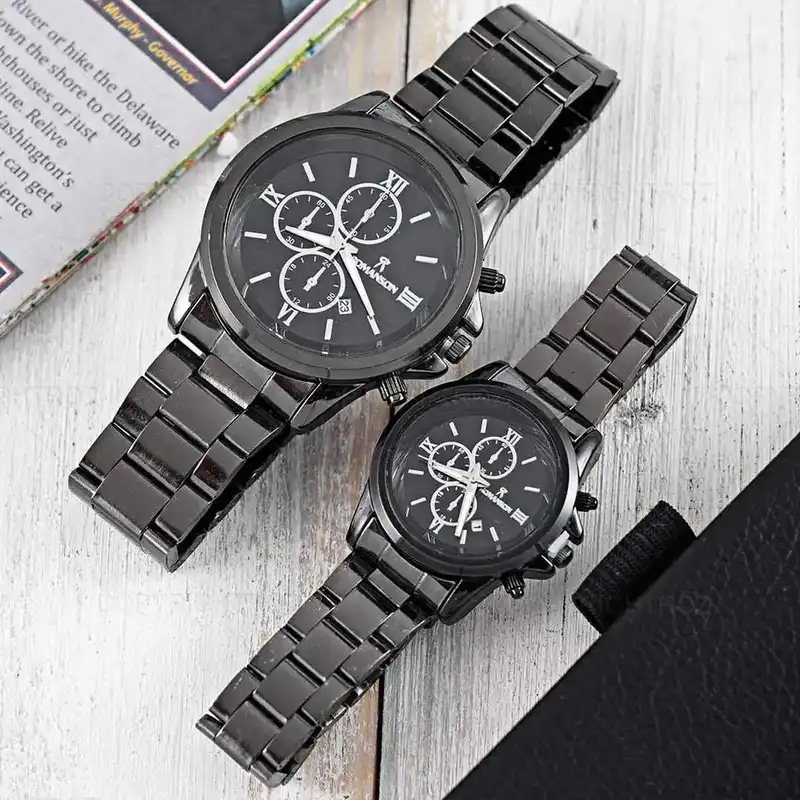 ست ساعت مچی عقربه ای زنانه و مردانه مدل Cit_m01