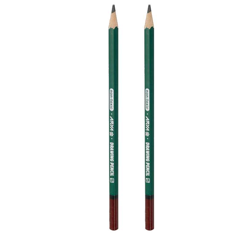 مداد طراحی آریا مدل Drawing-B کد 65690 بسته 2 عددی