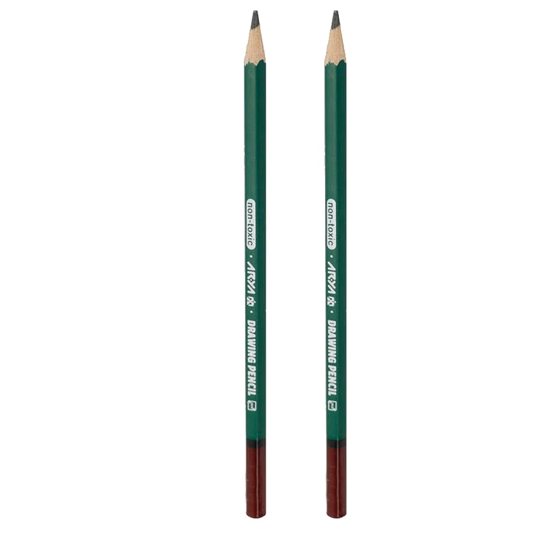 مداد طراحی آریا مدل Drawing-B4 کد 63317 بسته 2 عددی