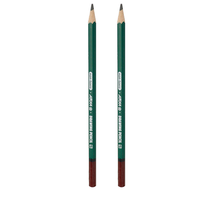 مداد طراحی آریا مدل Drawing-B4 کد 63317 بسته 2 عددی