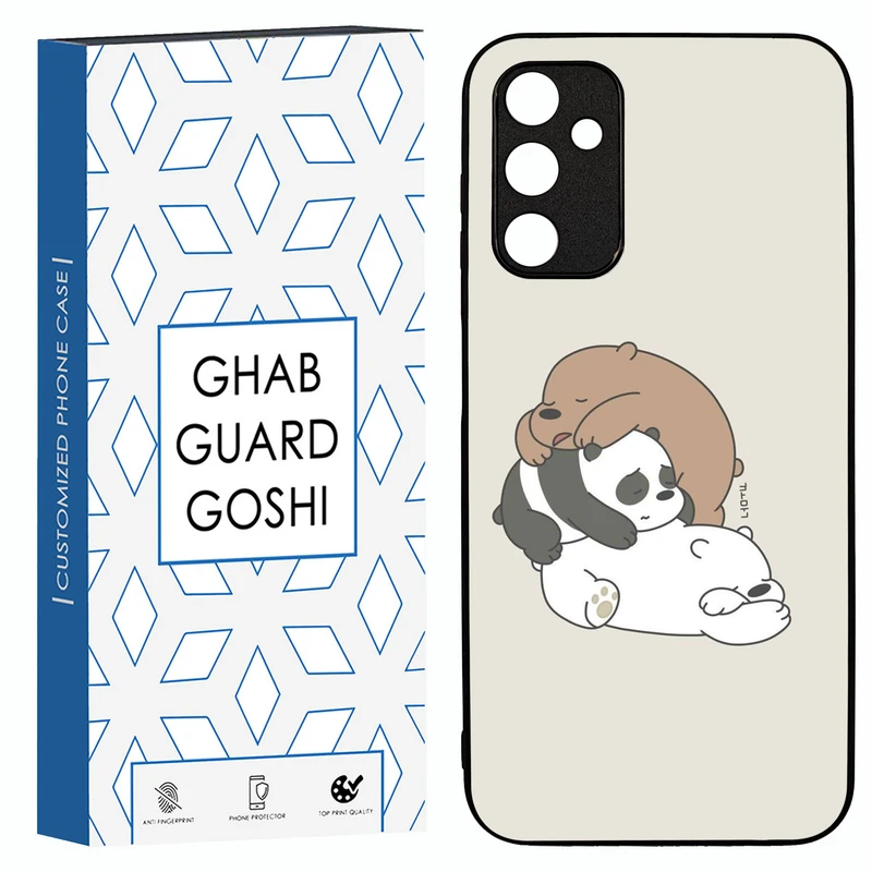 کاور قاب گارد گوشی طرح سه خرس کله پوک کد TPU-274 مناسب برای گوشی موبایل سامسونگ Galaxy A14