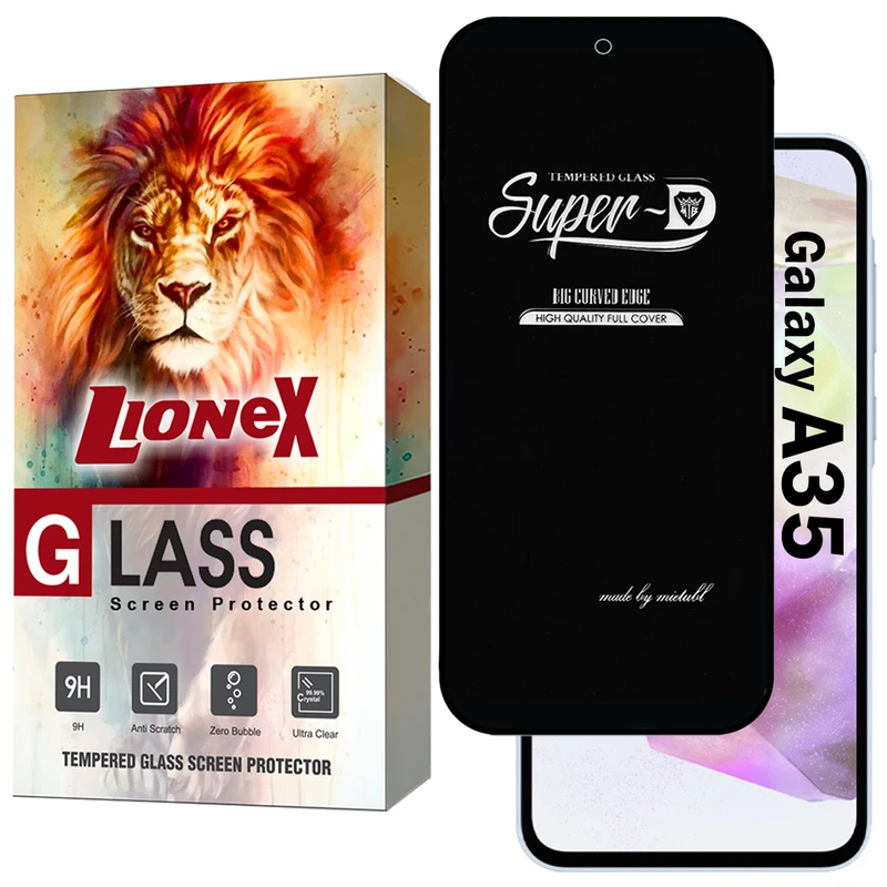 محافظ صفحه نمایش لایونکس مدل SUPERDNL مناسب برای گوشی موبایل سامسونگ Galaxy A35