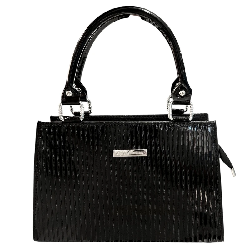 کیف دستی زنانه مدل مقوایی طرح راه راه