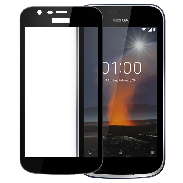 محافظ صفحه نمایش شیشه ای مدل Full مناسب برای گوشی موبایل نوکیا 1