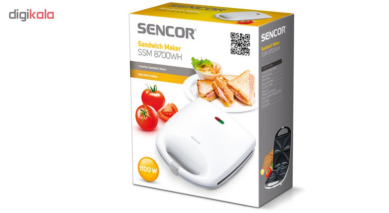 ساندویچ ساز سنکور مدل SSM8700WH