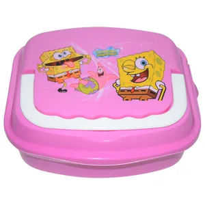 ظرف غذا کودک 3 تکه مدل Bob Sponge
