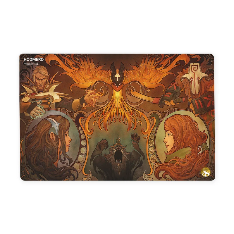 ماوس پد هومرو مدل ML604-SIZE2437 طرح بازی دوتا دو