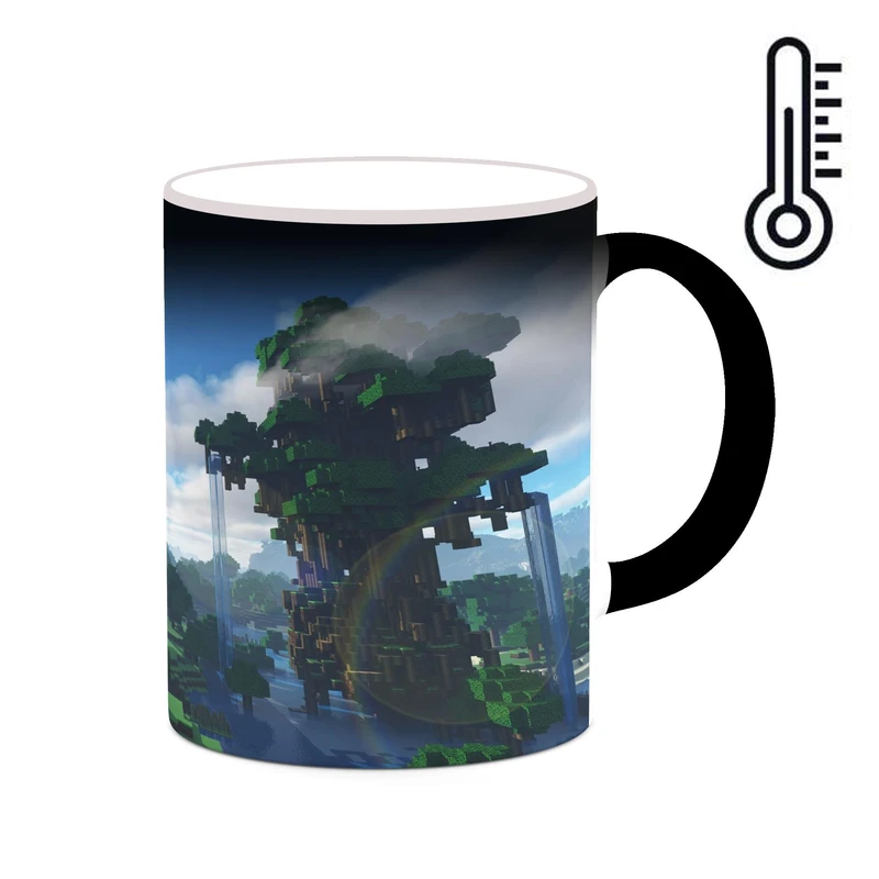 ماگ حرارتی کاکتی طرح ماینکرافت minecraft مدل mgh41361