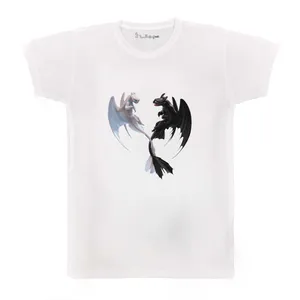 تی شرت بچگانه پرمانه طرح اژدها سواران کد pmt.3957