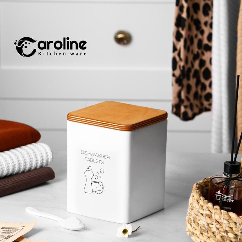 ظرف پودر رختشویی مدل سرامیکی کد DT