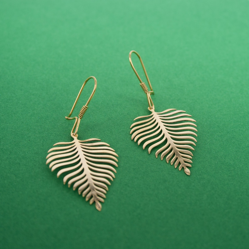 نیم ست طلا 18 عیار زنانه مدل DS14