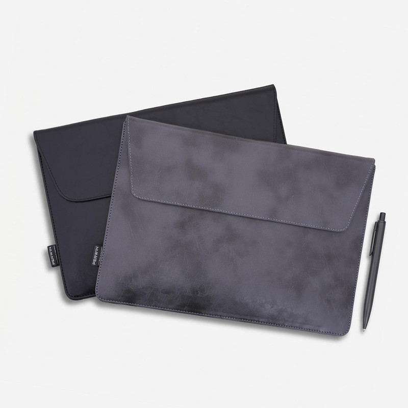 عکس کاور لپ تاپ پِروین مدل LC-23 مناسب برای HUAWEI Matebook core Ultra سایز 14 اینچ — زاویه 5