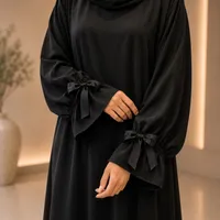 مانتو عبایی زنانه الیرا مدل پاپیون