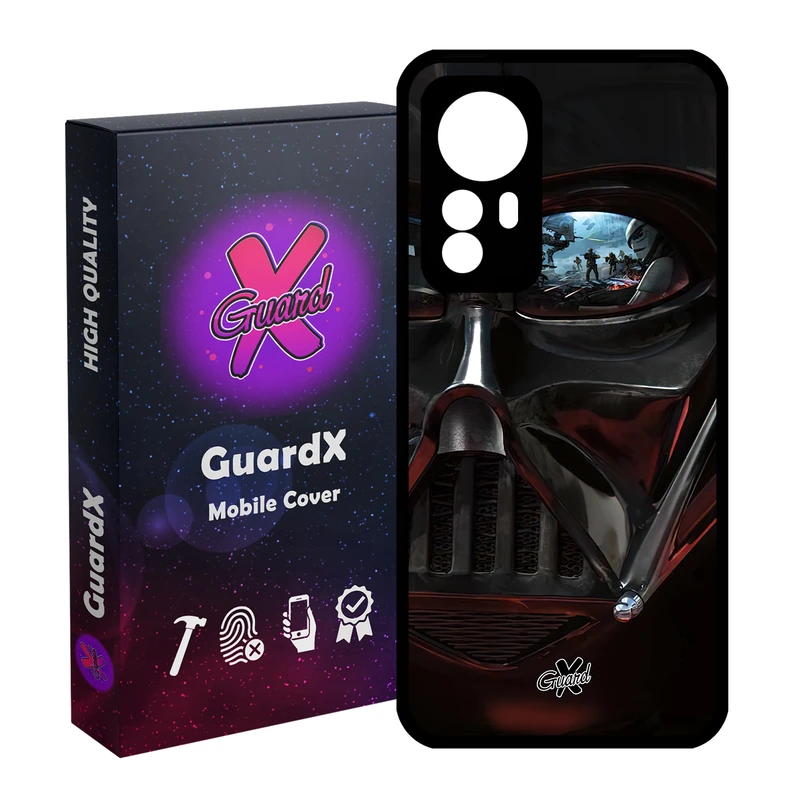 کاور گارد ایکس طرح جنگ ستارگان مدل Glass10480 مناسب برای گوشی موبایل شیائومی Redmi Note 12S