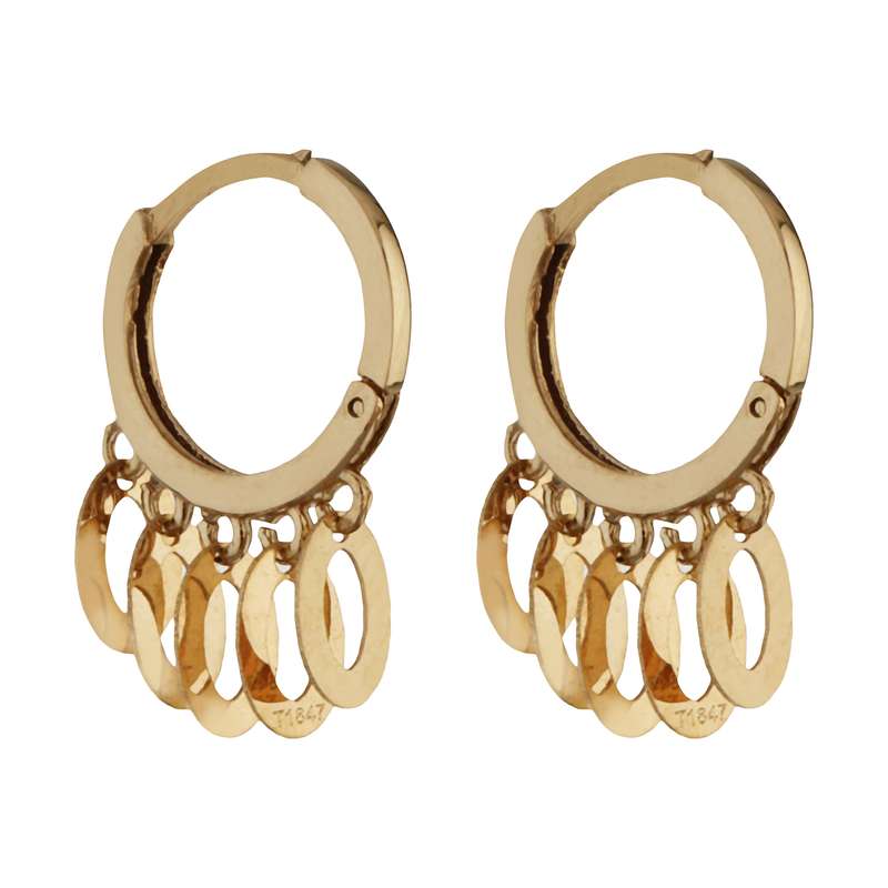 گوشواره طلا 18 عیار زنانه میو گلد مدل MIO-GD907