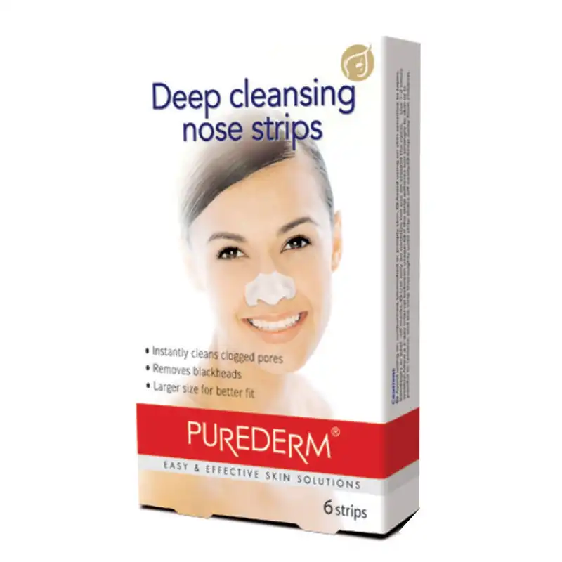 چسب پاک کننده بینی پیوردرم مدل Deep Cleansing بسته 6 عددی
