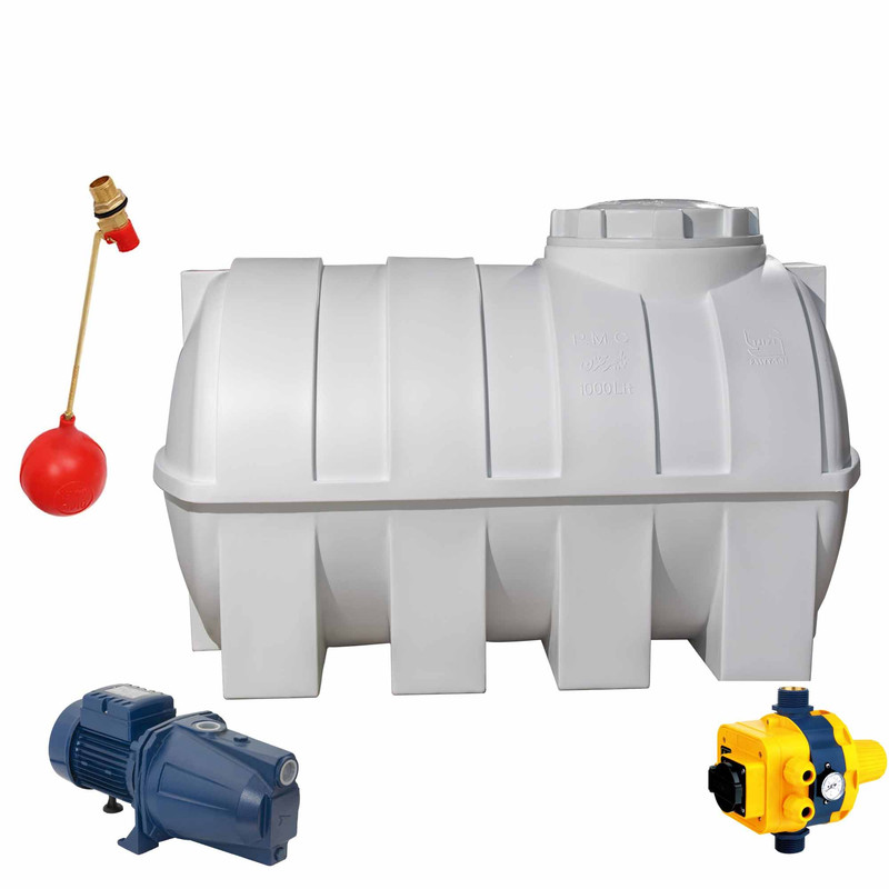 مخزن آب عمودی 1000 لیتر پلیمر مخزن  مدل Pm1000P JET