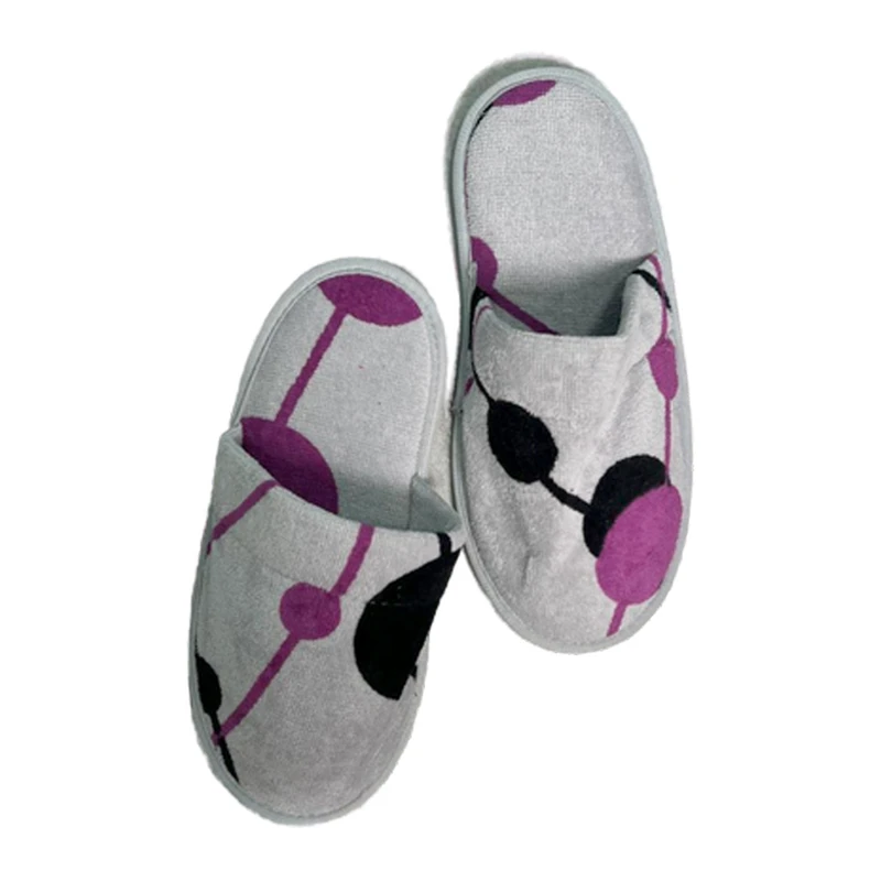 دمپایی حوله ای پودایران مدل شبنم