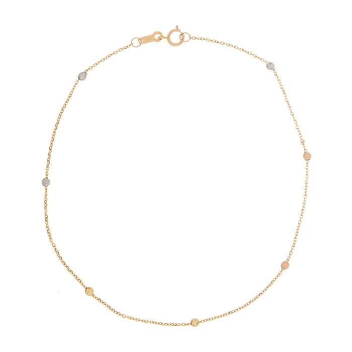 پابند طلا 18 عیار نازنین کد GR58