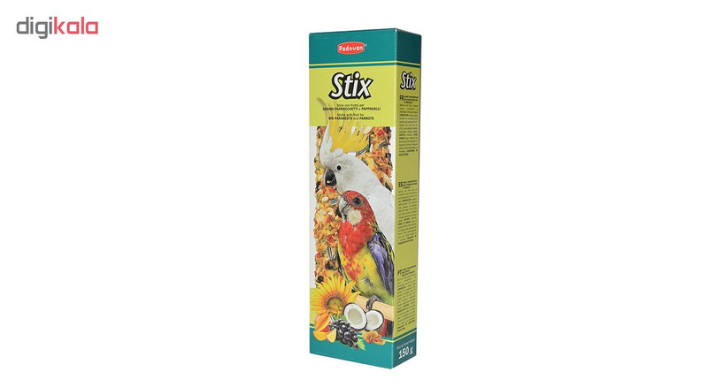 تشویقی پرنده پادوان مخصوص طوطی سانان مدل میوه ایی وزن 150 گرم