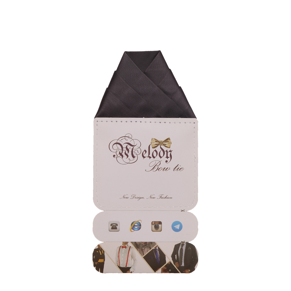 دستمال جیب مردانه ملودی مدل PS5107MSODgry