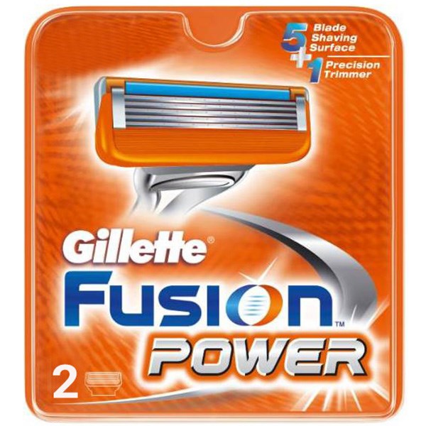 تیغ یدک 2 عددی ژیلت مدل Fusion Power