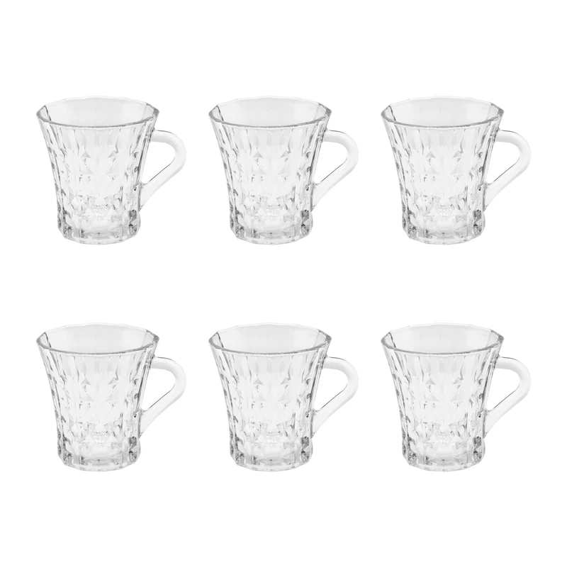 فنجان بلور کاوه مدل ساینا کد 9144-400123 بسته 6 عددی