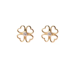 گوشواره طلا 18 عیار نیکان زر مدل GE127 