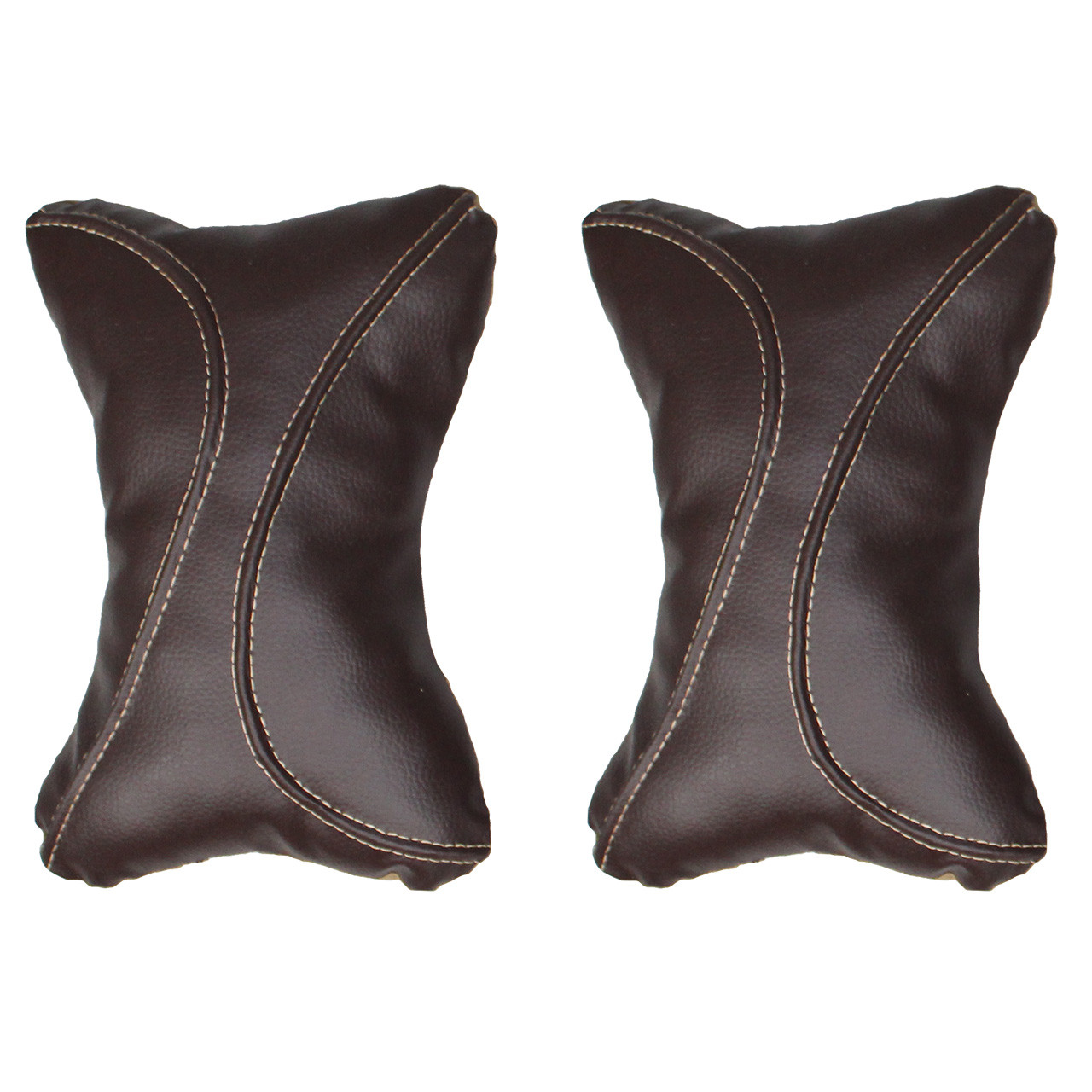 پشت گردنی صندلی خودرو مدل Leather کد 01 مناسب برای پژو پارس بسته دو عددی