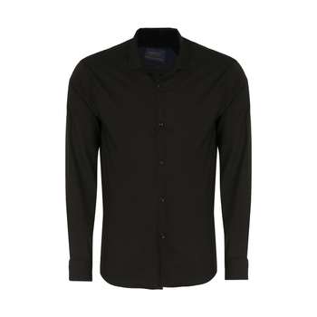 پیراهن آستین بلند مردانه کد PVLF BL-MIR-9906 رنگ مشکی