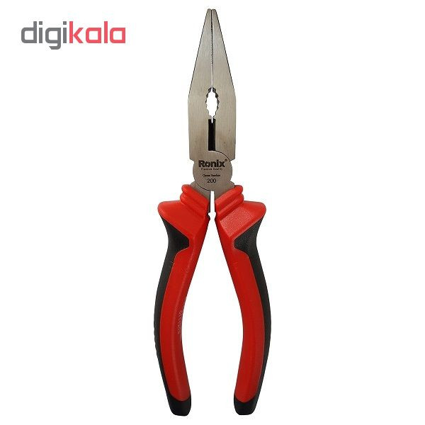 انبر دم باریک رونیکس مدل RH 1308 سایز 8 اینچ انبر دم باریک رونیکس مدل RH 1308 سایز 8 اینچ