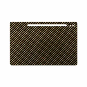 MAHOOT Glossy-Brown-Fiber Cover Sticker for Samsung Galaxy Tab S6 2019 SM-T860