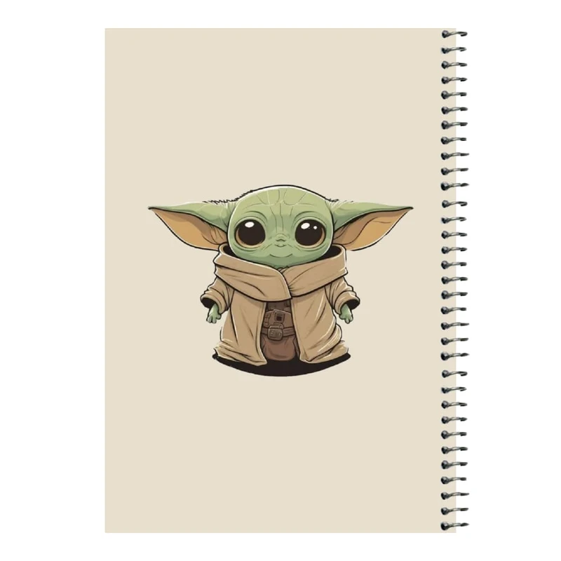 دفتر مشق 80 برگ اس جی مدل بیبی یودا کد۱۲   