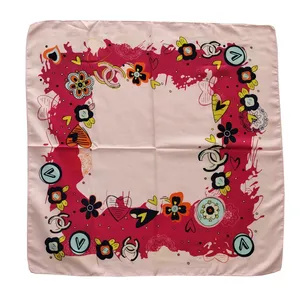 روسری دخترانه مدل گلچین کد 004