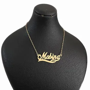 گردنبند زنانه مدل اسم مبینا 