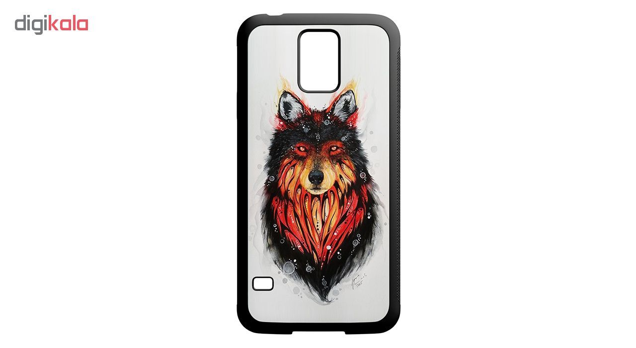 خرید اینترنتی با تخفیف ویژه کاور طرح گرگ کد 0534 مناسب برای گوشی موبایل سامسونگ galaxy s5