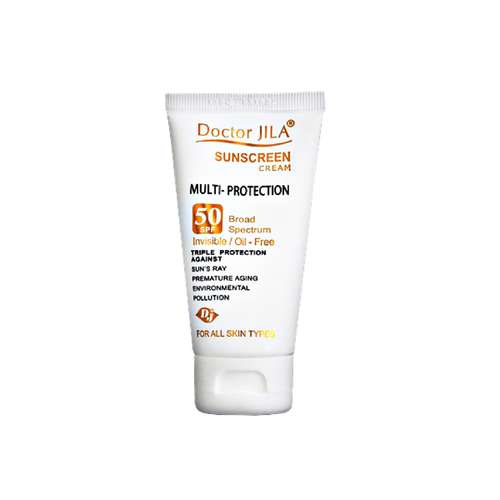 کرم ضد آفتاب دکتر ژیلا سری Multi Protection مدل Invisible حجم ۵۰ میلی لیتر