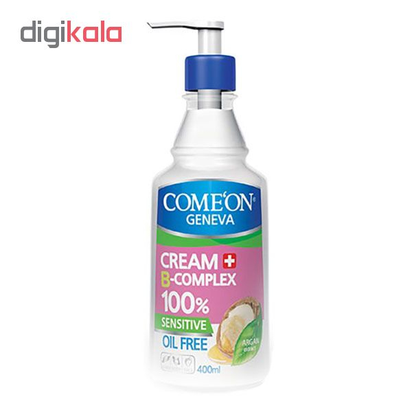کرم مرطوب کننده کامان مدل  Oil Free Bcomplex حجم 400 میلی لیتر به همراه کرم کامان مدل Normal  حجم 75 میلی لیتر