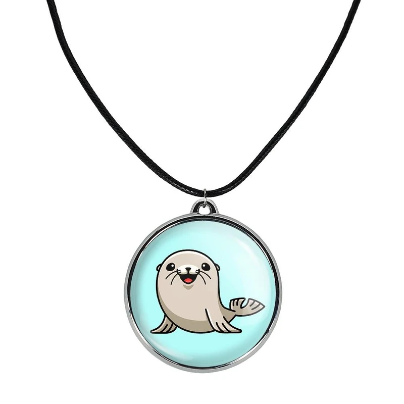 گردنبند خندالو مدل حیوانات آبزی شیر دریایی کد 2815728158