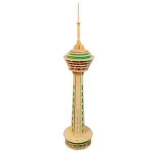 ساختنی مدل چوبی سه بعدی برج میلاد