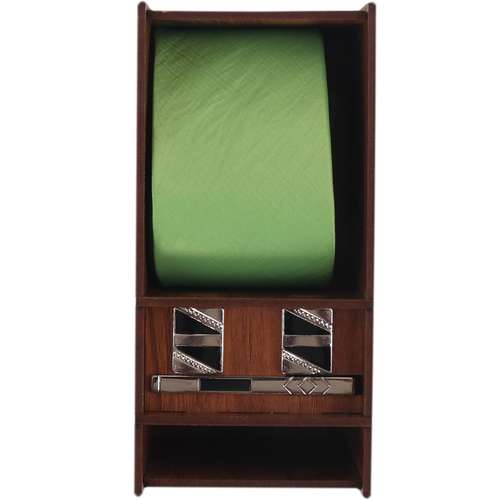 ست کراوات و دکمه سردست و گیره کراوات مردانه مدل PJ-107901