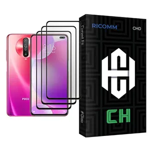 Ricomm CH Glass MIX003 Screen Protector For Xiaomi Poco X2 Pack Of 3