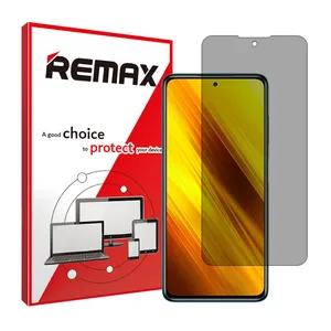 Remax brand shockproof Privacy screen protector glass for Xiaomi Poco X3