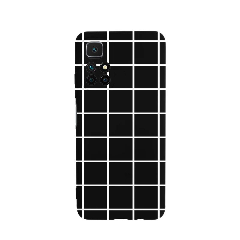 کاور قاب گارد طرح چهارخونه کد s10190 مناسب برای گوشی موبایل شیائومی Redmi 10 / Redmi 10 Prime