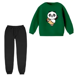 ست سویشرت و شلوار بچگانه مدل پاندا کنگفوکار کد 2